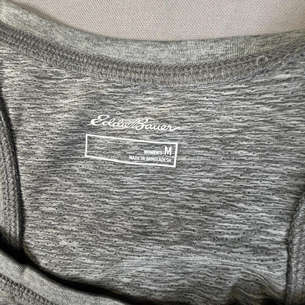 Eddie Bauer WR Resolution Tank Dress Womens M Gray FreeDry Stretch Athleisure - Picture 2 of 11